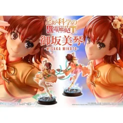 Estatua PVC Misaka Mikoto Prisma Wing 22 cm