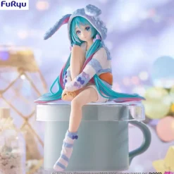 Estatua PVC Noodle Stopper Hatsune Miku Rabbit Ear Hood 14 cm