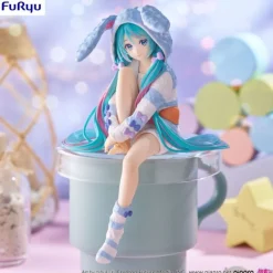 Estatua PVC Noodle Stopper Hatsune Miku Rabbit Ear Hood 14 cm