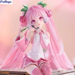 Estatua PVC Noodle Stopper Sakura Miku 2024 Pearl Color 15 cm