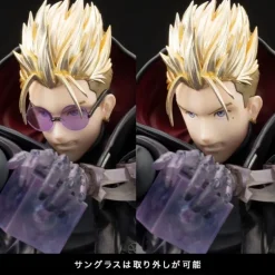 Estatua Trigun Stampede ARTFXJ Vash the Stampede The Gunman in Black Ver. 22 cm