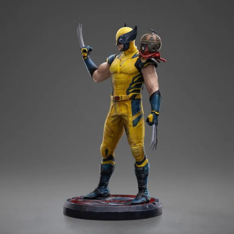 Estatua Wolverine & Headpool Escala 1/10 de Iron Studios