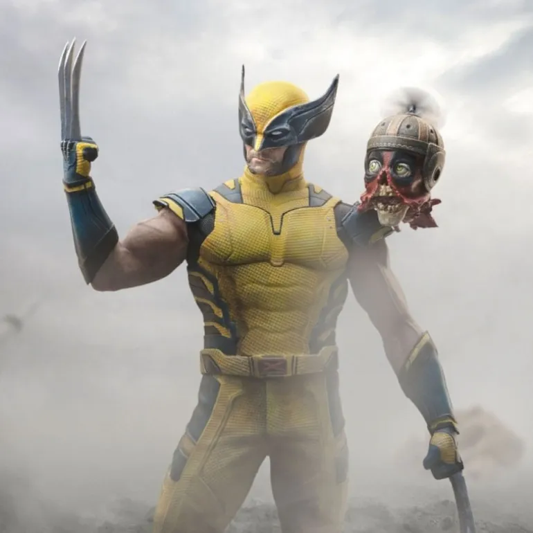 Estatua Wolverine & Headpool Escala 1/10 de Iron Studios