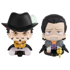 Estatuas PVC One Piece Dracule Mihawk & Crocodile 11 cm