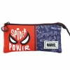 Estuche portatodo Spiderman Rojo