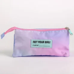 Estuche Portatodo Stitch con 3 Compartimentos - Lilac