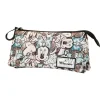Estuche Portatodo Triple Gris Disney Minnie Mouse Drawing