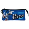 Estuche triple Sega-Sonic Azul