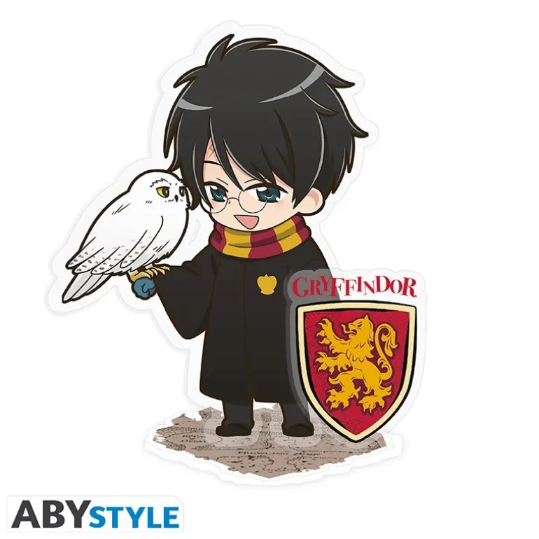 Figura Acryl® Harry Potter con Hedwig - Licencia Oficial