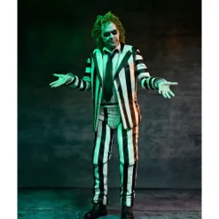 Figura articulada Beetlejuice 18 cm traje a rayas NECA