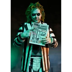 Figura articulada Beetlejuice 18 cm traje a rayas NECA