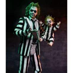 Figura articulada Beetlejuice 18 cm traje a rayas NECA