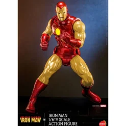 Figura articulada Iron Man 1/6 con LED 32 cm