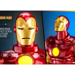 Figura articulada Iron Man 1/6 con LED 32 cm
