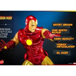 Figura articulada Iron Man 1/6 con LED 32 cm