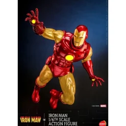 Figura articulada Iron Man 1/6 con LED 32 cm