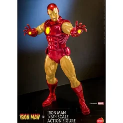 Figura articulada Iron Man 1/6 con LED 32 cm