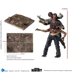 Figura articulada Walking Dead Exquisite Mini Dead City Walker King 11 cm