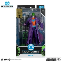 Figura DC Multiverse Batman Jokerized Gold Label 18 cm
