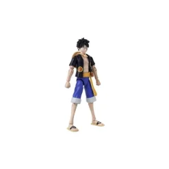 Figura de Anime Heroes de Luffy Dressrosa 17cm Bandai