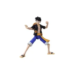 Figura de Anime Heroes de Luffy Dressrosa 17cm Bandai