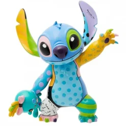 Figura de Colección Enesco Disney Stitch y Scrump por Romero Britto