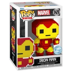Figura de Vinilo 8-Bit Iron Man 9 cm - Funko POP! Marvel