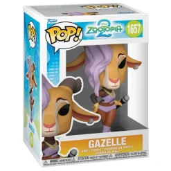 Figura de Vinilo Funko POP! Movies Gazelle Zootopia 2 9 cm