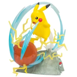 Figura Deluxe Pikachu Pokémon con luz 33 cm