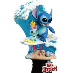 Figura Diorama Stitch Surf Disney 15 cm Beast Kingdom
