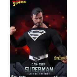Figura Dynamic8H DC Superman Traje Negro Especial