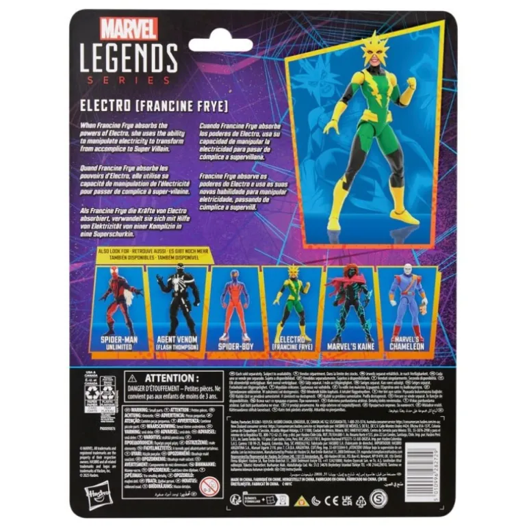 Figura Electro Marvel Legends Retro 15 cm Hasbro