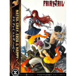 Figura Fairy Tail 1/6 Natsu, Gray, Erza, Happy