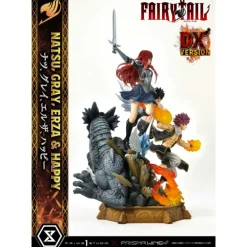 Figura Fairy Tail 1/6 Natsu, Gray, Erza, Happy
