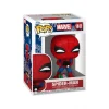 Figura Funko POP! Spiderman Holiday con Regalo Abierto 9 cm