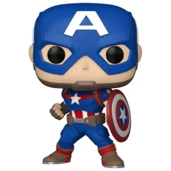 Figura Funko POP! Vinyl Captain America 9 cm - Marvel New Classics