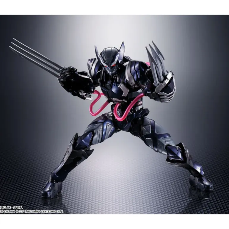 Figura Lobezno Venom simbionte Tech-On