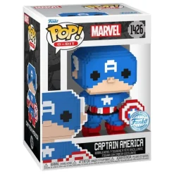 Figura Marvel POP! 8-Bit Vinyl Captain America 9 cm