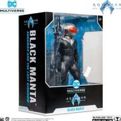 Figura Megafig Dc Multiverse Black Manta 30 Cm Aquaman y El Reino Perdido
