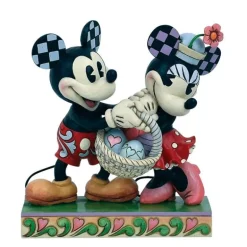 Figura Mickey y Minnie Pascua Jim Shore