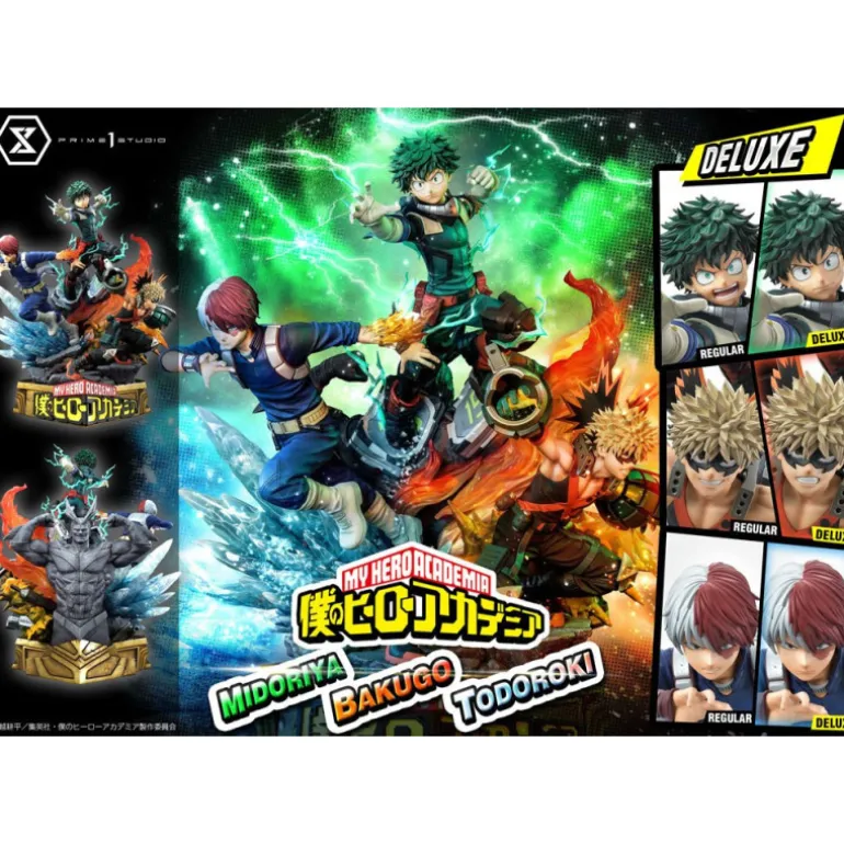 Figura My Hero Academia Midoriya,Bakugo & Todoroki