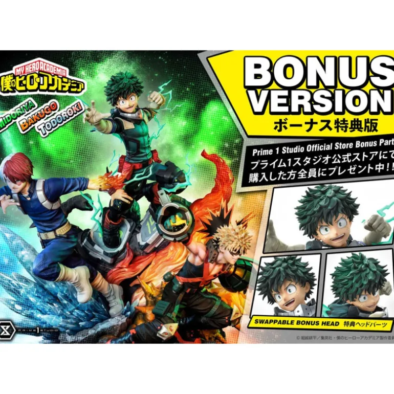Figura My Hero Academia Midoriya,Bakugo & Todoroki