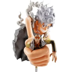Figura One Piece Revible Moment Ichibansho Luffy Gear 5 vs Borsalino 20 cm