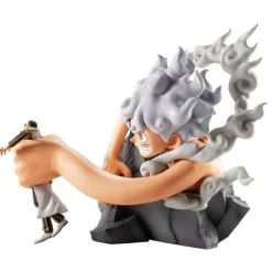 Figura One Piece Revible Moment Ichibansho Luffy Gear 5 vs Borsalino 20 cm