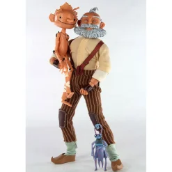 Figura Pinocho, Gepetto y Cricket