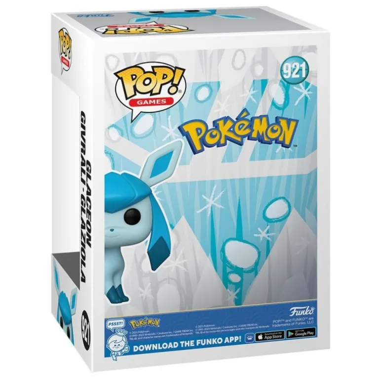 Figura POP! Games de Vinilo Pokémon Glaceon 9 cm
