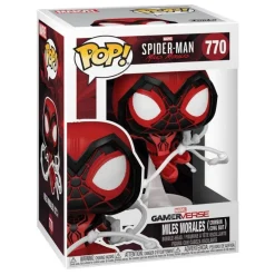 Figura POP! Marvel Spider-Man Miles Morales Traje Rojo 9 cm