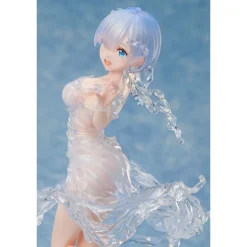 Figura Re:Zero Rem Vestido Aqua PVC 1/7 23 cm