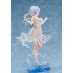 Figura Re:Zero Rem Vestido Aqua PVC 1/7 23 cm