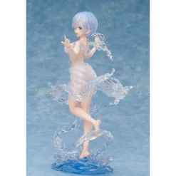 Figura Re:Zero Rem Vestido Aqua PVC 1/7 23 cm